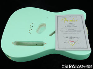 Fender USA Custom Shop Postmodern NOS Telecaster BODY Tele Nitro Surf Green