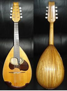 Wunderschöne Meister-Mandoline  M - 100  SUZUKI - Rillenboden HANDMADE