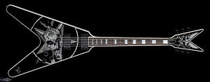 DEAN GUITARS ERIC PETERSON OLD SKULL V CHITARRA ELETTRICA