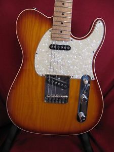 1994 Cherry Sunburst G&L ASAT Classic Guitar with binding Birdseye neck