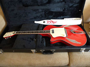 LEFT HANDED Eastwood Wandre Tri-Lam semi acoustic guitar