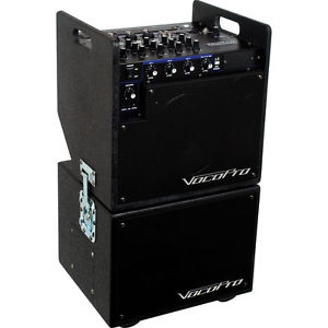 VocoPro MOBILEMANBT Battery-Powered PA System Sub & Bluetooth Receiver w/ DSP