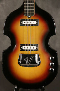 1960's VOX V-250 "violin" Bass SUNBURST!!! w/original hardshell case!!!