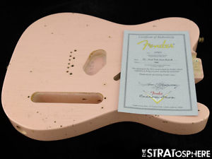Fender USA Custom Shop Postmodern Relic Telecaster BODY Tele Nitro Shell Pink