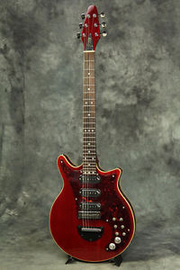 Greco BM-90 MOD Electric Guitar Brian May Red Special w/ Gig Case made in Japan