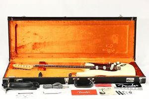 Fender USA Vintage Hot Rod 60s Stratocaster Olympic White w/HardCase Used #U403