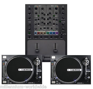 2 RELOOP RP8000S STRAIGHT ARM TURNTABLES w/ RANE TTM57MKII DJ MIXER Auth. Dealer