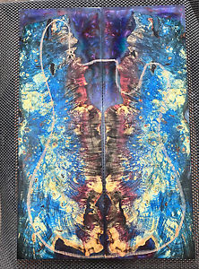 Stabilized Hybrid Buckeye Burl Guitar Book Match Set - .27 x 7.5 x 22.5 - SBM-81