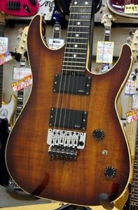 ESP M-II Deluxe KOA Body Made in Japan MIJ Used Guitar Free Shipping #g2045