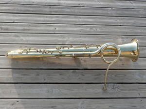 SUPERBE OPHICLEIDE à 9 CLES en SIb de GUICHARD fabriqué vers 1830!