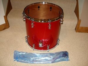 PEARL REFERENCE PURE FLOOR TOM MAPLE MAHOGANY RFP1616F RED METALLIC 16X16 DRUM