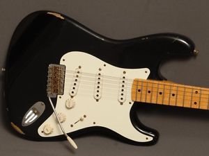 Fender Custom Shop Stratocaster® 1955 Relic® A-Flame 9,5"/12" BLK