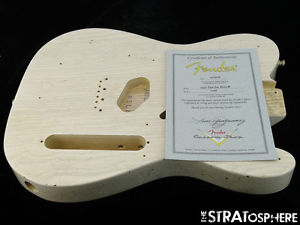 Fender USA Custom Shop Postmodern Relic Telecaster BODY Tele Nitro White Blonde