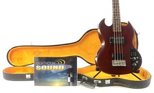 1972 Gibson SB-350 Electric Bass Guitar - Heritage Cherry w/Case Vintage SB35O