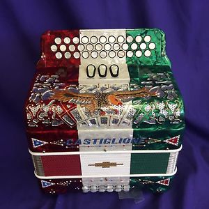 NEW CASTIGLIONE TEX MEX EAD (mi)LIGHT WEIGHT 3 SWITCH ACCORDION KEYS EAD (MI)