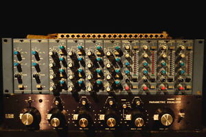 Vintage Amek EQ/Dynamics Rack with 10 Classic Modules BPF01/PM01/CL01