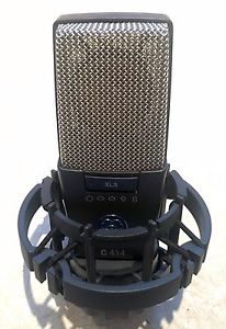 AKG C 414 XLS Large Diaphragm Condenser Mic, AKG H-85 Shock Mount & Windscreen