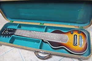Vintage 1930s 1938 Pre War Gibson EH-150 8 String Lap Steel Guitar W/OHSC
