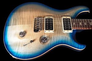 2011 PAUL REED SMITH PRS CUSTOM 24 FLAME TOP WITH BIRDS ~ BLUE BURST