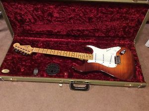 2011 Fender Select American Flame Maple Stratocaster With Ohsc First 100 Made
