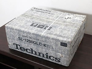 Very Rare Technics New SL-1200GLD-K Limited Edition 24k Gold Plated No Opened DJ