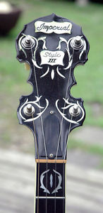 Imperial 5 string banjo by Ty Piper