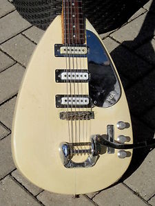 1964 Vox Mk.VI Teardrop Brian Jones type w/some famous celebrity ownership !