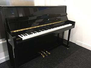 Halle & Voight Black Gloss Upright Piano *Free Local Deliv *Can Deliver Any Uk
