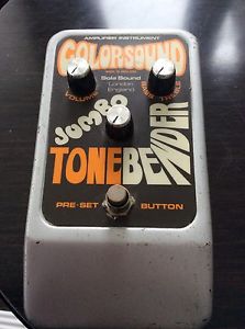 Colorsound Tone Bender Jumbo Fuzz Effect Pedal ->Transitors Vintage 70's<-