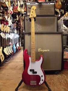 Fender Japan PB57-70US Candy Apple Red Electric Bass Free Shipping from JAPAN