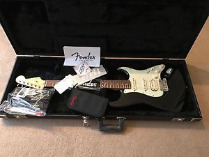 FENDER AMERICAN DELUXE STRATOCASTER PLUS- AS NEW-MYSTIC BLACK HSS-PERFECT STRAT!