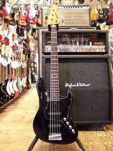 Bacchus BJB5 Black Electric Bass Guitar Free Shipping from JAPAN