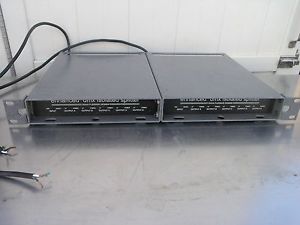 2 rack mount Doug Fleenor Model 125EE Enhanced2 DMX512 Isolated Splitter - used