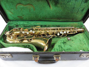 1938 King Zephyr Alto Sax (#203497) w/ Neck & MP, Original Case, FREE SHIPPING