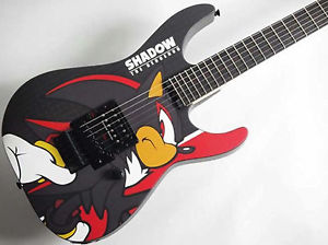 New ESP SONIC SD-15TH SHADOW THE HEDGEHOG GUITAR-II EMS Free tracking ship