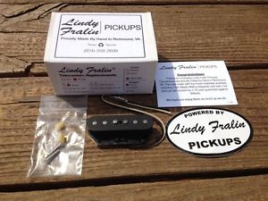 NEW Lindy Fralin Tele Stock Bridge Pickup Black Fender Telecaster