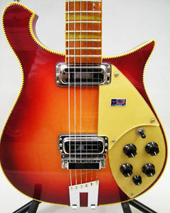 Near Mint Rickenbacker 660 Fireglo Electric Guitar 2007 w/Original Hard Case