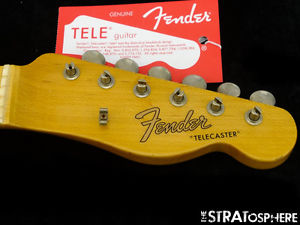 Fender USA Custom Shop Postmodern Relic Telecaster NECK + TUNERS Tele Oval Maple