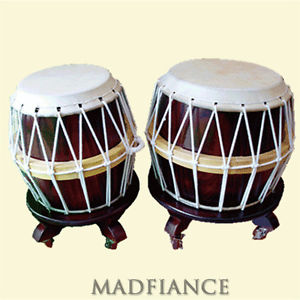 Korean barrel drum Buk musical samulnori tranditional instrument handmade N...