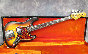 1966 FENDER JAZZ BASS -  SUNBURST -  ANDY BAXTER BASS