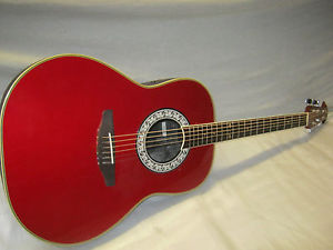 1976 OVATION ELECTRO ACOUSTIC -- made in USA -- FISHMAN PICKUP