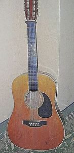 1973 MARTIN 12 STRING ACOUSTIC GUITAR ALL ORIGINAL EX CONDITION D12-35