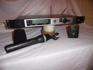Used AKG DSR700 Receiver with Wireless DHT700 D5 Mic & DPT 700 Transmitter