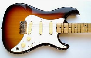 Fender American Bullet S-3 USA Made Electric Guitar  1982 Rare Sunburst w/OHSC!