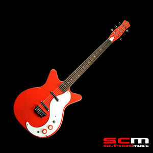 DANELECTRO '59 O ORIGINAL ELECTRIC GUITAR ALLIGATOR RED RETRO MAGIC! FREE P+H!