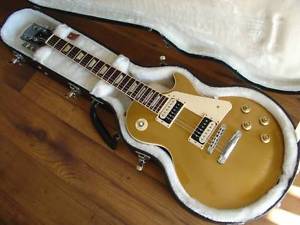 GIBSON LES PAUL TRADITIONAL PRO  PUSH PULL COIL TAPS GOLDTOP RARE DARK BACK 2011