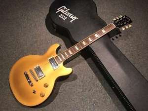 Free Shipping Used Gibson Japan Limited Les Paul Double Cutaway Goldtop DarkBack