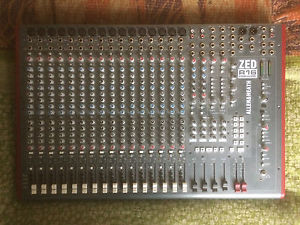 Allen & Heath Zed R16 Mixing Desk & Thomann Flightcase