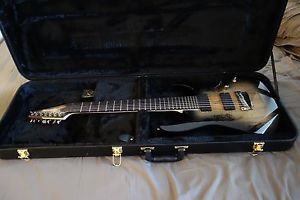 Ibanez RGIX27FESM RG Iron Label 7 String Guitar (Foggy Stained Black) With Case