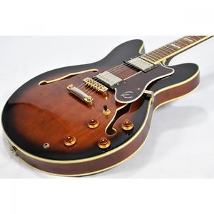 Epiphone Sheraton II Vintage Sunburst Guitar 1999 w/Softcase FREE SHIPPING #I575